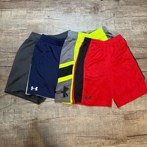 Four pairs of Under Armour Shorts